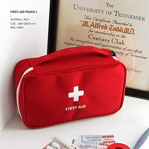 First Aid Kit Bag, Mini Empty Medical Storage Bag Portable Pouch