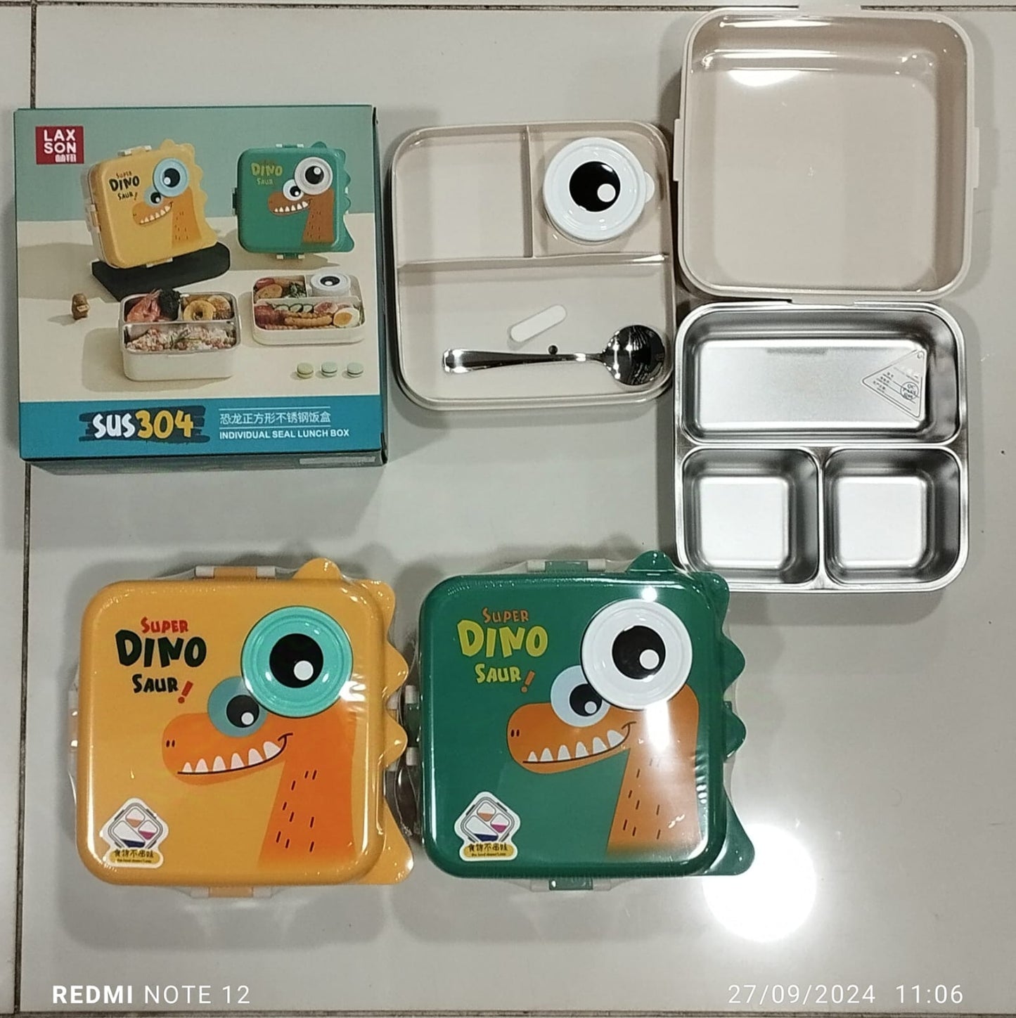 Kids Carnival Lunch Box Stainless Steel (Premium Quality)