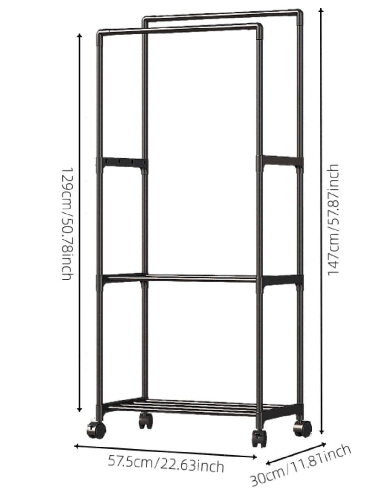 Iron Clothes Drying Rack, Multifunction Clothes Drying Rack