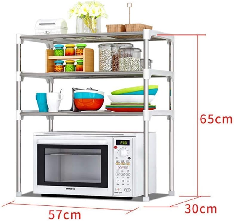 Kitchen Shelf Organiser, Spice Countertop Organiser 2-Tier Kitchen Counter Organiser Spice Rack