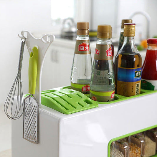 Condiment Storage Rack, Kitchen Utensils Combination Condiment Storage Box Rack