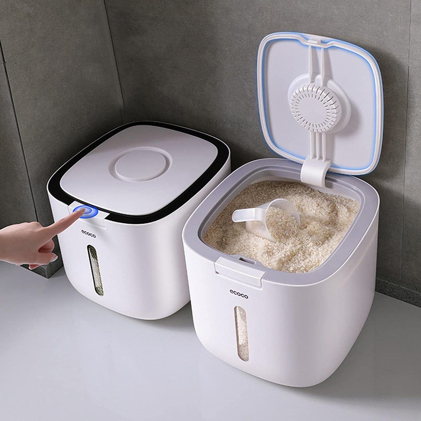 Moisture-Proof Rice Storage Box, Nano Bucket For Kitchen Container 5kg