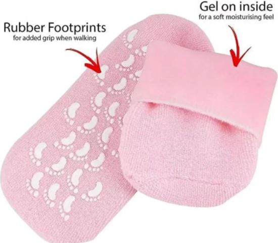 1 Pair Moisture Spa Gel Heel Soft Foot Care Moisturizing Gel Sock