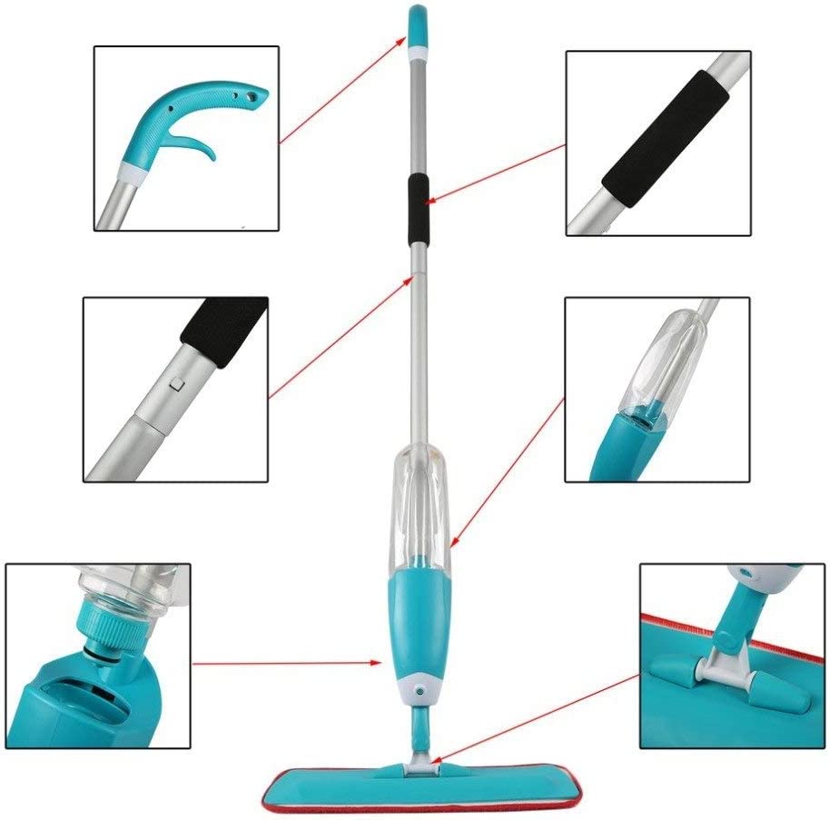 Handheld Water-Spraying Mop, Mop With Spray