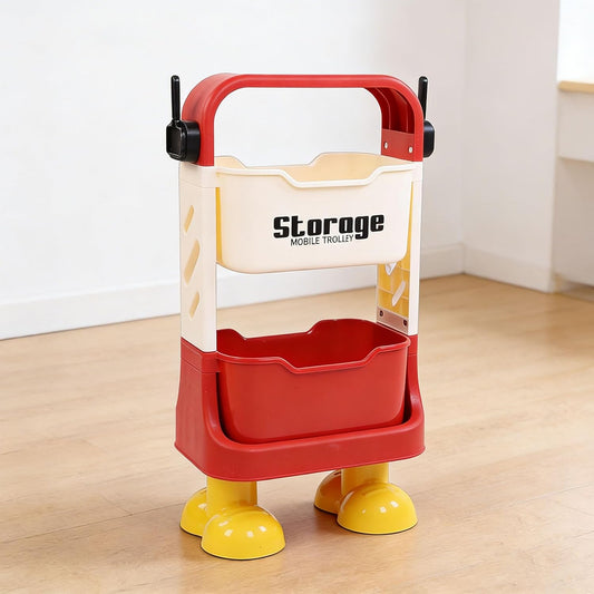 Multi-Purpose 2 & 3 Tier Large Storage Heavy Duty Storage Organizer Cart for Kitchen Bathroom Bedroom Office
