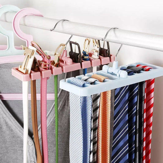 Multifunctional Tie Belt Scarf Rack