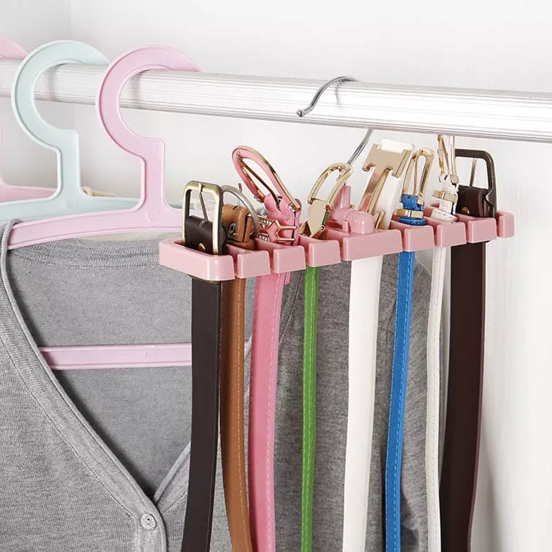 Multifunctional Tie Belt Scarf Rack