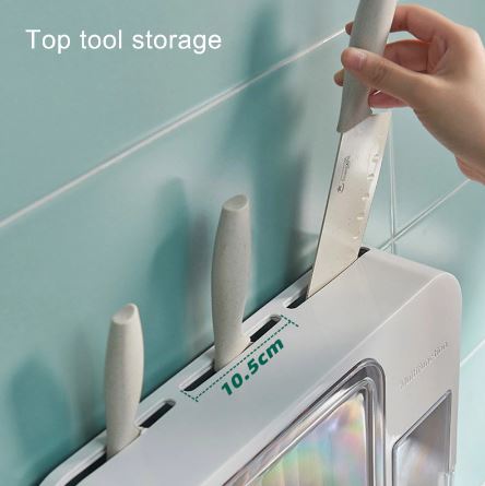 Multifunctional Kitchen Shelves, Spatulas, Spoons, Knife Holders, Daquan Wall Mounted Kitchen Utensils For Home Use