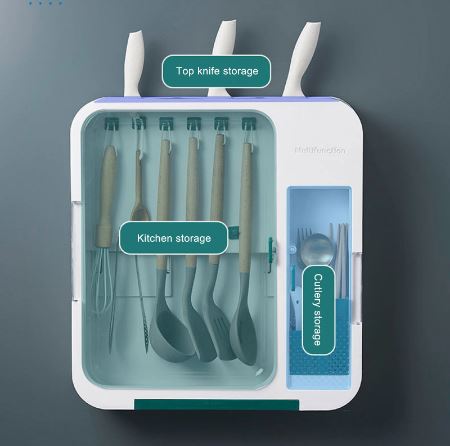 Multifunctional Kitchen Shelves, Spatulas, Spoons, Knife Holders, Daquan Wall Mounted Kitchen Utensils For Home Use