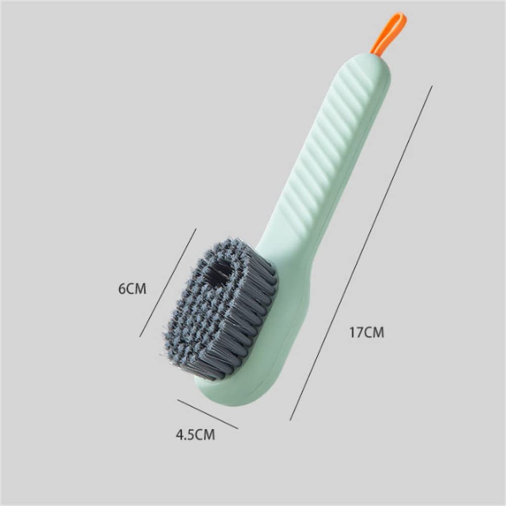 Multifunctional Liquid Shoe Brush, Press Type Soft Bristle Shoe Cleaning Brush