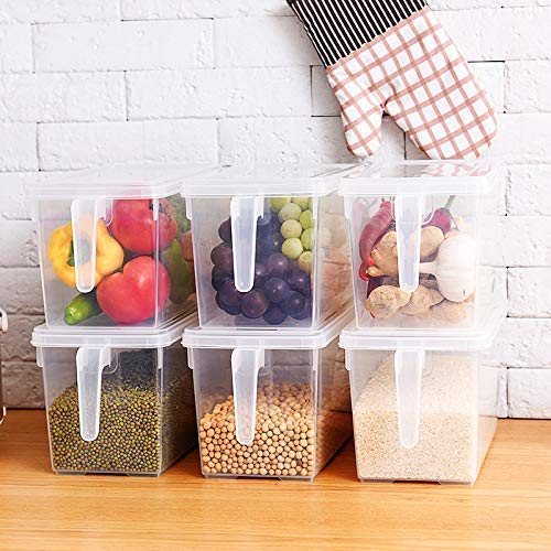 Food Storage Container 3 Boxes With Lid, Multipurpose Basket With Lid