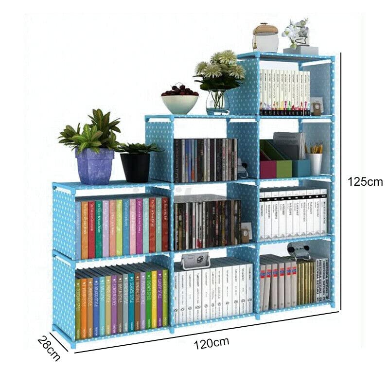 Multipurpose Bookshelf Steel Metal Storage Shelve For Books Storage Organizer, Bookcase For Home Furniture
