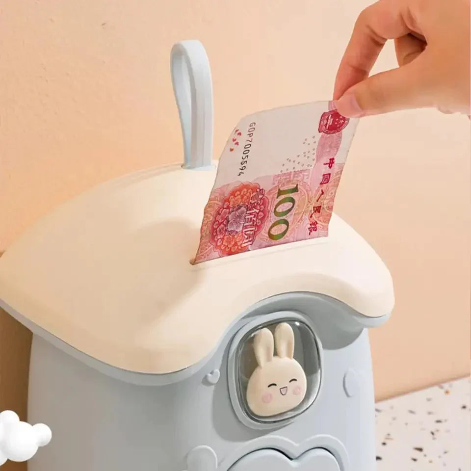 Mushroom Money Banking Toy, Kid Money Saving Box, Paper Note And Coin Saving Box