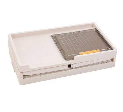 Narrow Storage Cabinet Multifunctional Foldable Storage Cabinet with Wheels and Hooks