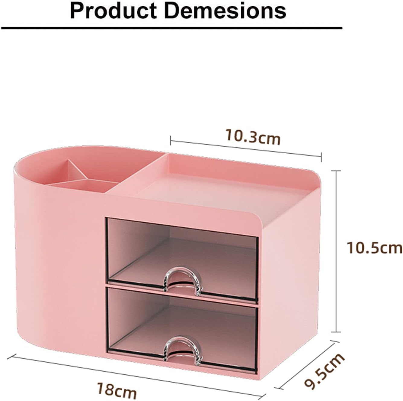 Office Desk Organiser With Drawer, Mini Office Supplies And Desk Accessories