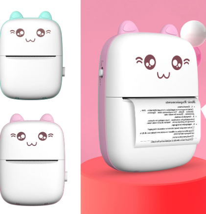 Portable Thermal Mini Photo Printer, Mini Pocket Printer