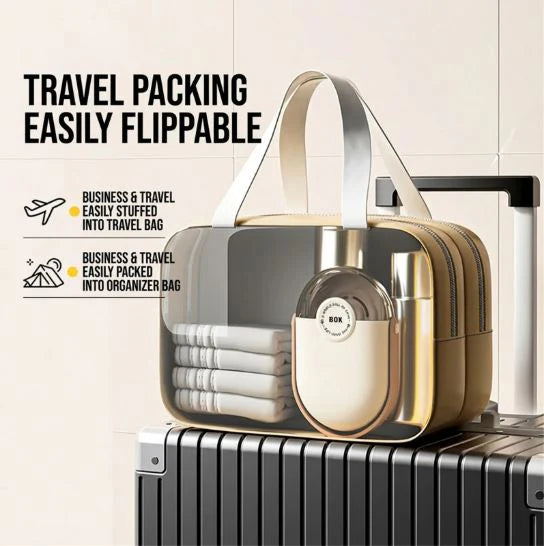 Portable Travel Soap Box with Lid - Anti-Leak Transparent ABS Soap Box