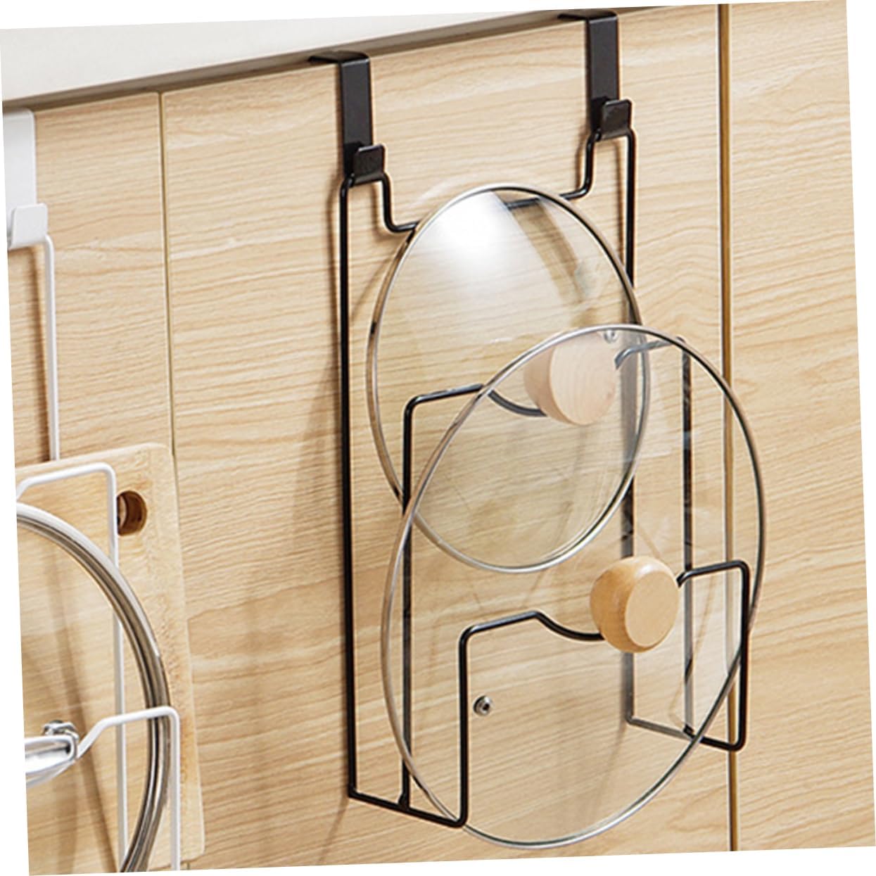 Cutting Boards Saucepan Pot Pan Lid Holder, Pot Lid Rack For Kitchen