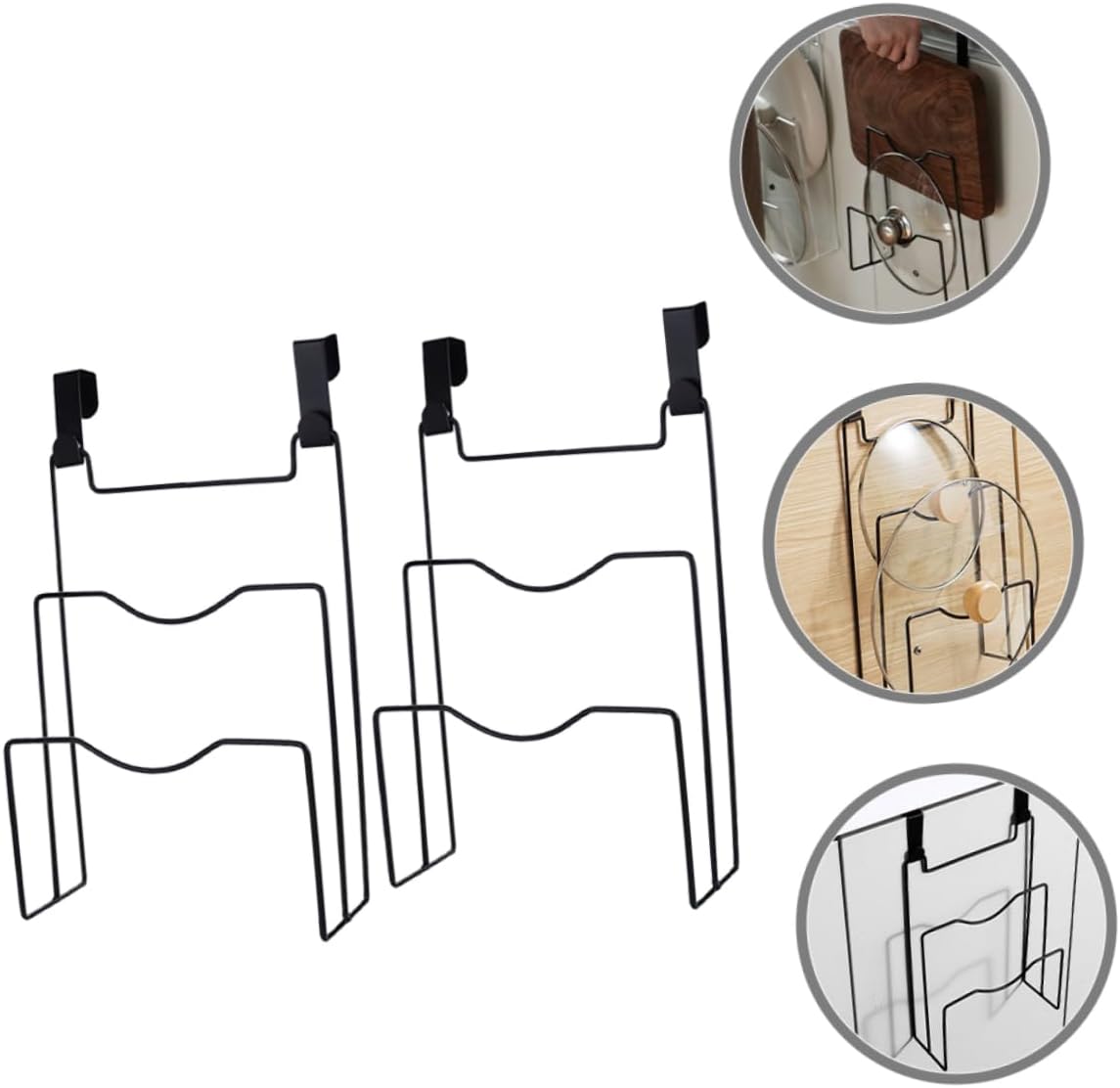 Cutting Boards Saucepan Pot Pan Lid Holder, Pot Lid Rack For Kitchen
