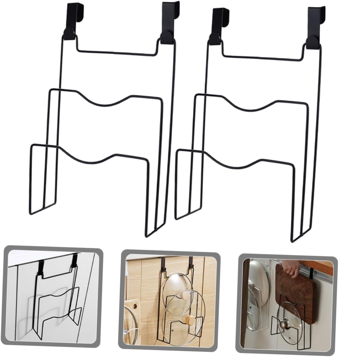 Cutting Boards Saucepan Pot Pan Lid Holder, Pot Lid Rack For Kitchen