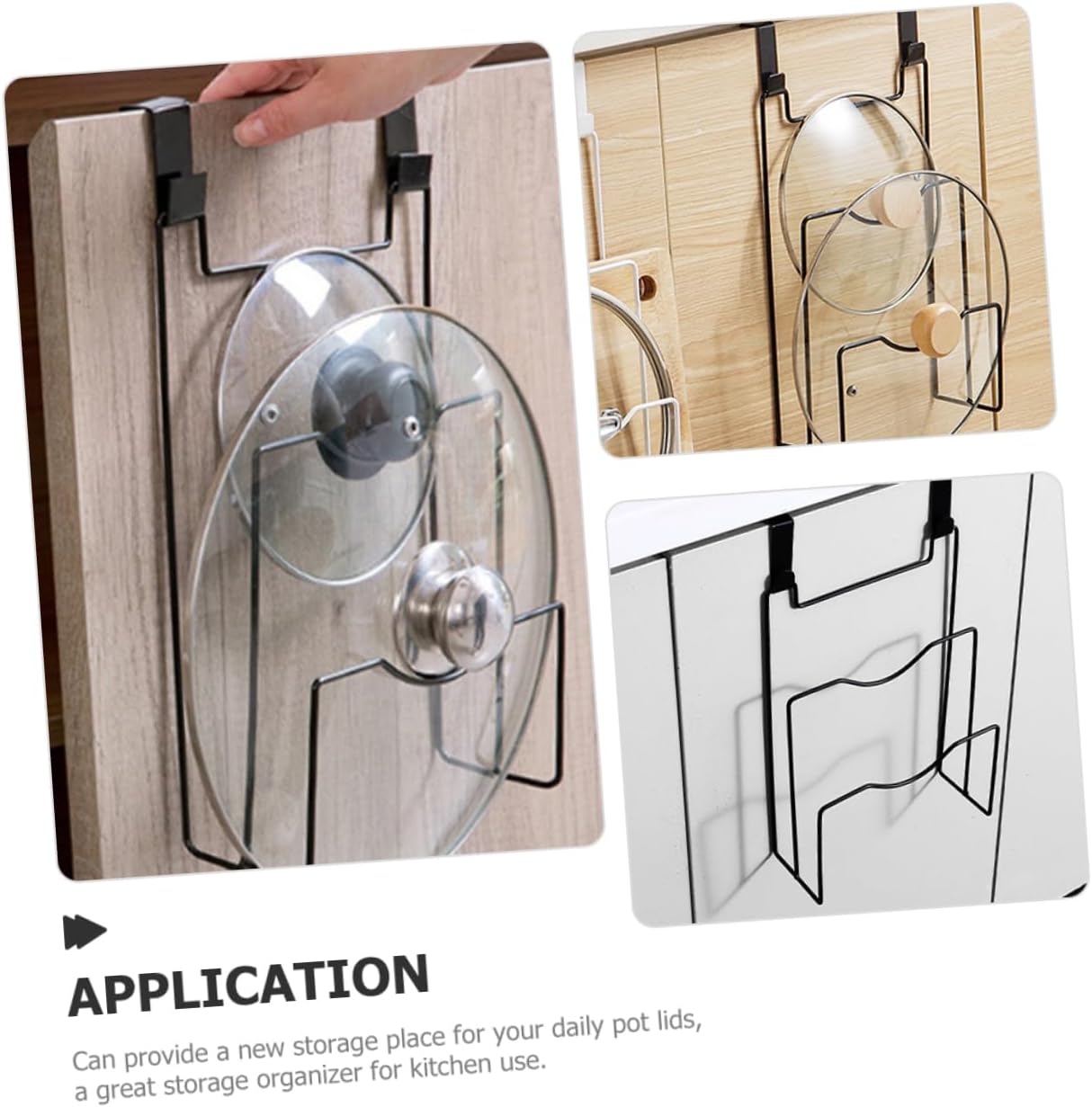Cutting Boards Saucepan Pot Pan Lid Holder, Pot Lid Rack For Kitchen