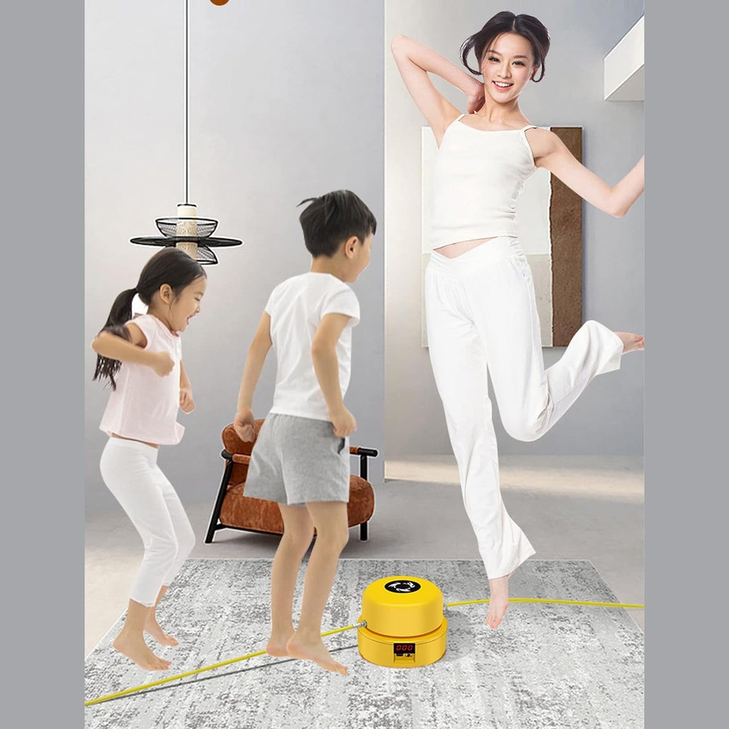 Jump Rope Machine, Powerful Electric Rope Skipping Machine 10 Speed High Accuracy For Indoor