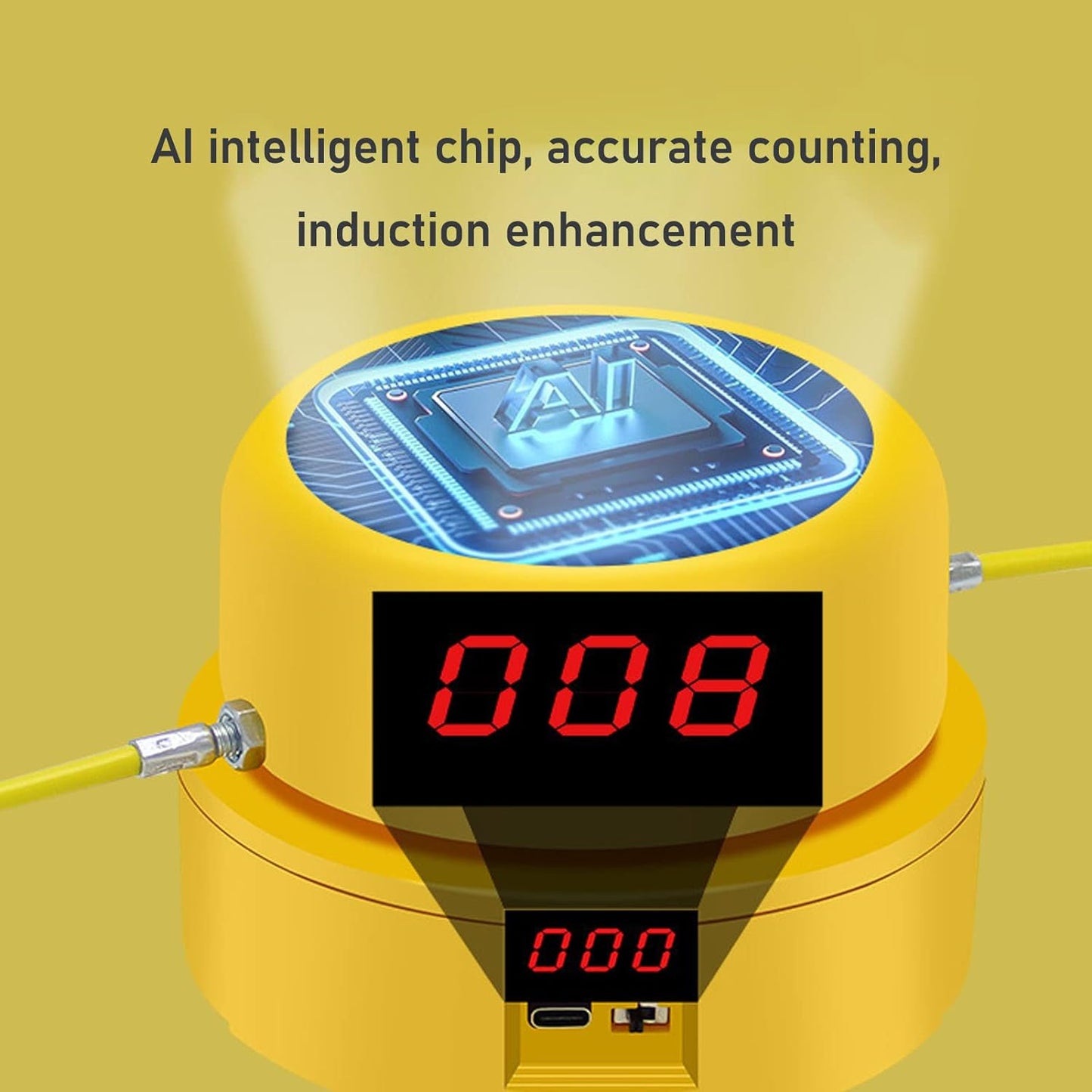 Jump Rope Machine, Powerful Electric Rope Skipping Machine 10 Speed High Accuracy For Indoor