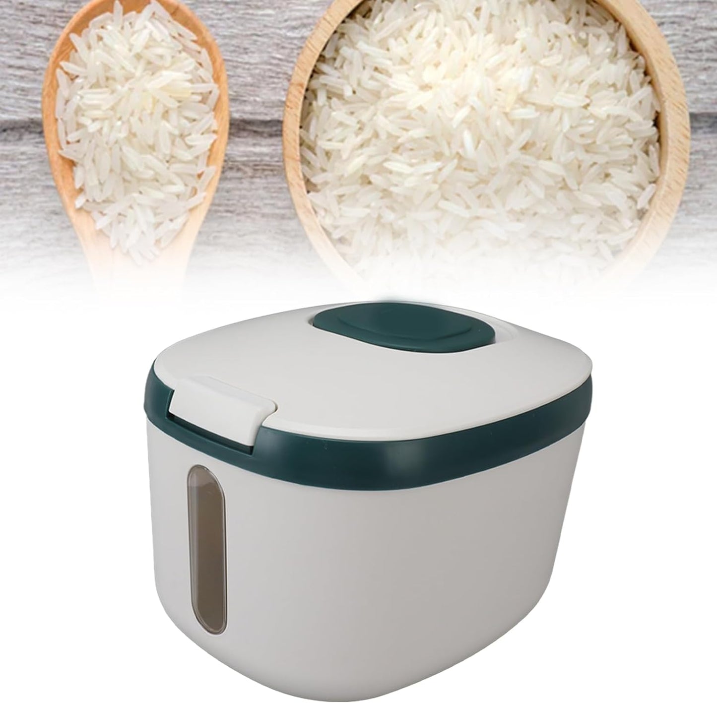 10Kg Moisture-Proof Rice Grain Storage Box, Nano Bucket For Kitchen Container
