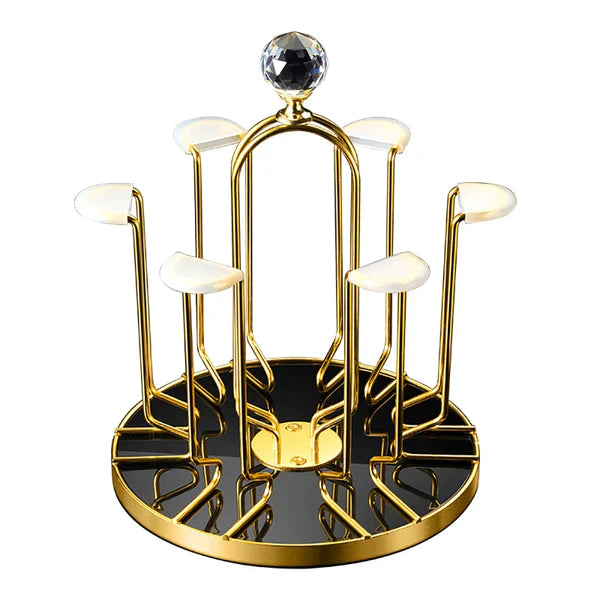 1pc Household Cup/Glass Holder, Rotating Drain And Dustproof Glass Cup Holder