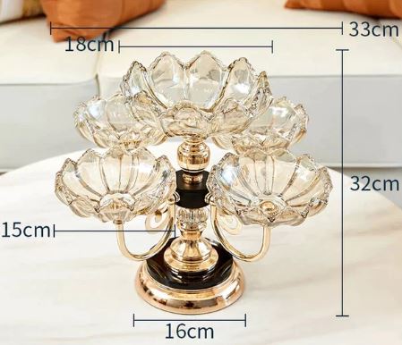 Rotating Dry Fruit Plate Rack, Dry Fruit Organizer