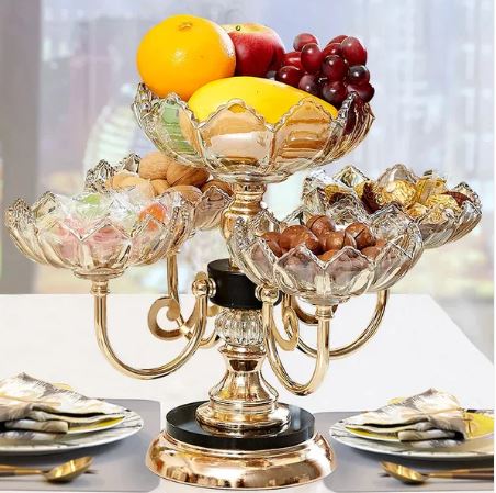 Rotating Dry Fruit Plate Rack, Dry Fruit Organizer