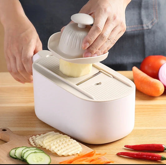 ECOCO Multifunctional Slicer Manual Vegetable Cutter Professional Grater With Adjustable Blades. (Premium Quality)