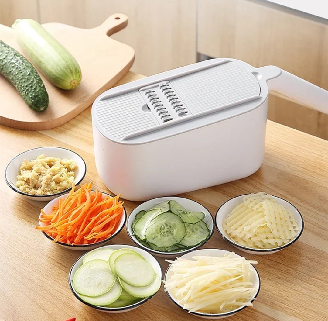 ECOCO Multifunctional Slicer Manual Vegetable Cutter Professional Grater With Adjustable Blades. (Premium Quality)