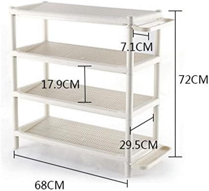 Shoe Rack, Plastic Shoe Storage Rack With Umbrella Stand