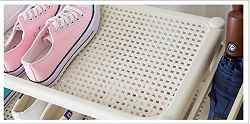 Shoe Rack, Plastic Shoe Storage Rack With Umbrella Stand