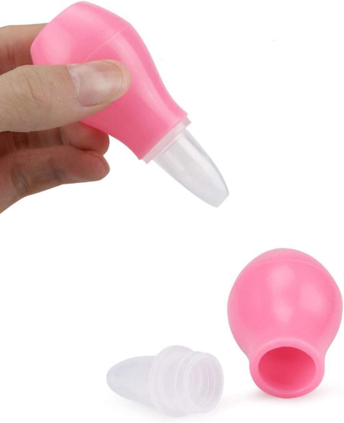 Silicone Baby Nasal Aspirator, Vacuum Sucker, Instant Relief From Blocked Baby Nose Cleaner