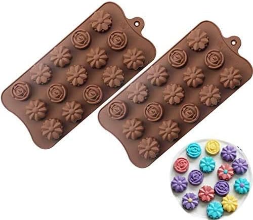 Silicone Chocolate Mold Non-Stick Candy And Jelly Mould Cake Cookie Mold For Chocolate Baking DIY