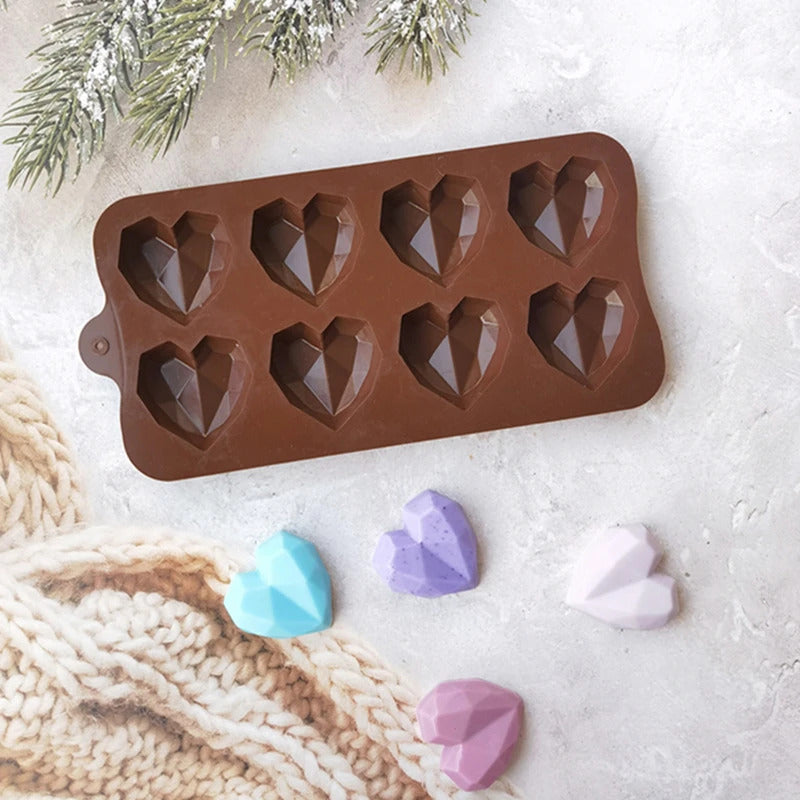 Silicone Chocolate Mold Non-Stick Candy And Jelly Mould Cake Cookie Mold For Chocolate Baking DIY