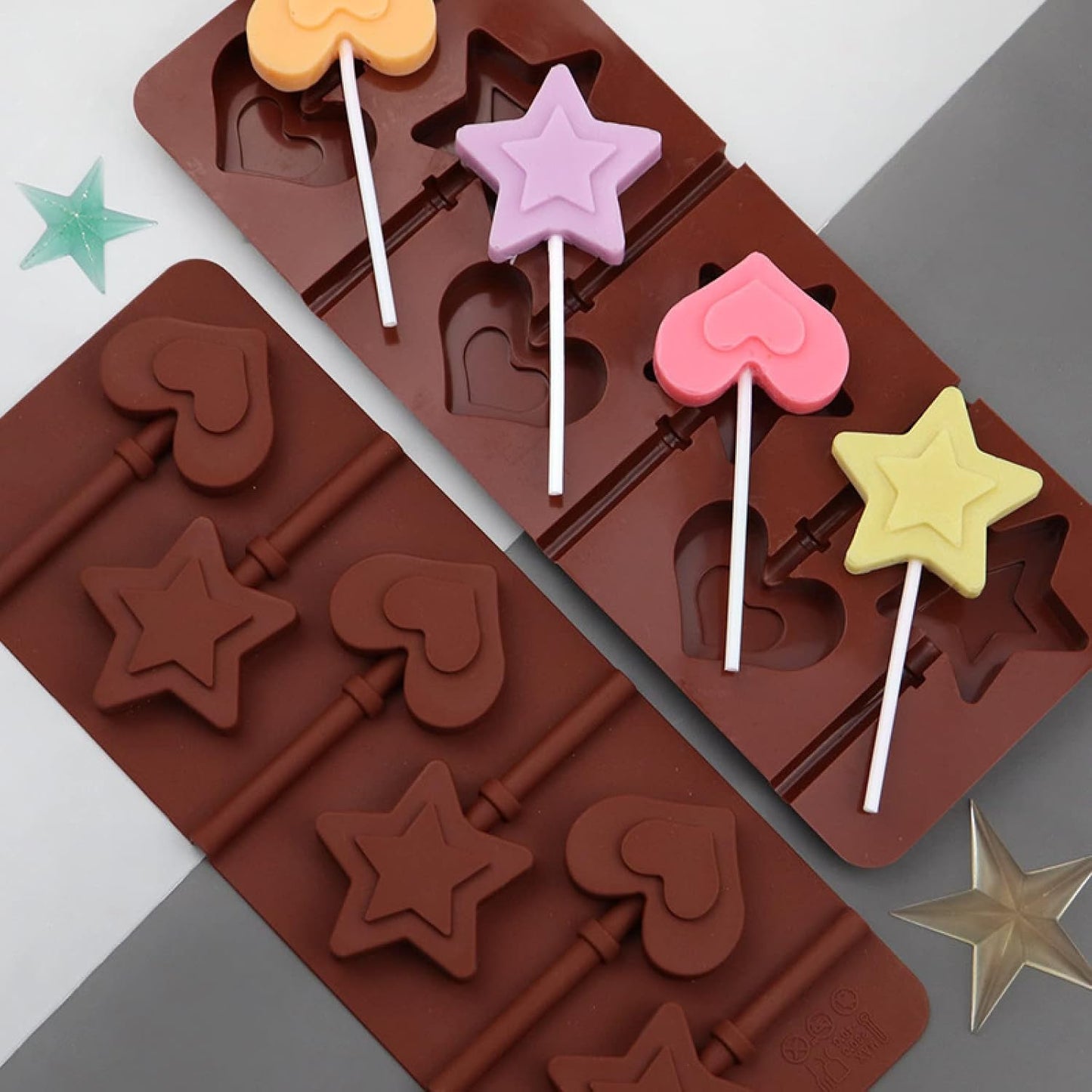 Silicone Chocolate Mold Non-Stick Candy And Jelly Mould Cake Cookie Mold For Chocolate Baking DIY