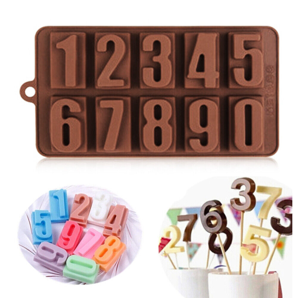 Silicone Chocolate Mold Non-Stick Candy And Jelly Mould Cake Cookie Mold For Chocolate Baking DIY