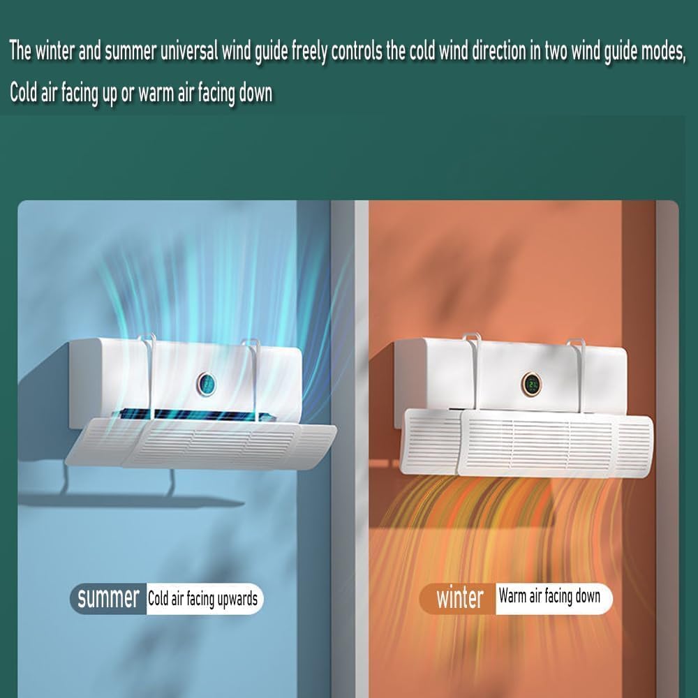 Split AC Air Deflector Free Size Fits To All AC Sizes