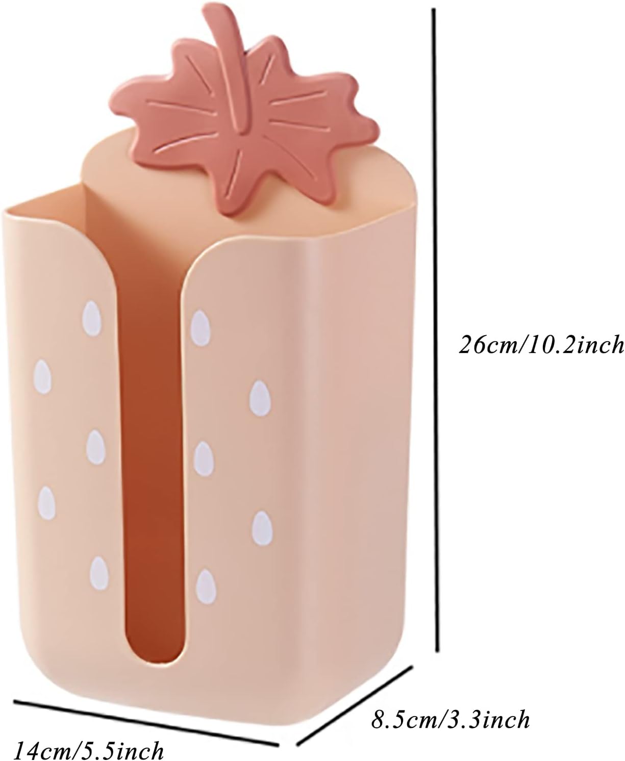 Cute Strawberry Shape Tissue Box Holder, Creative Wall-Mounted Tissue Box For Kitchen Bathroom
