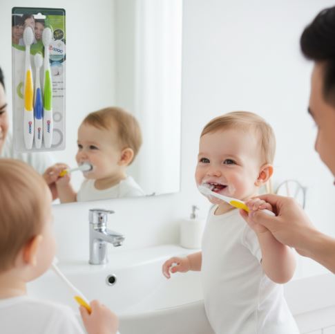 Family Pack Toothbrushes with Super Fine Bristles (Pack of 3)