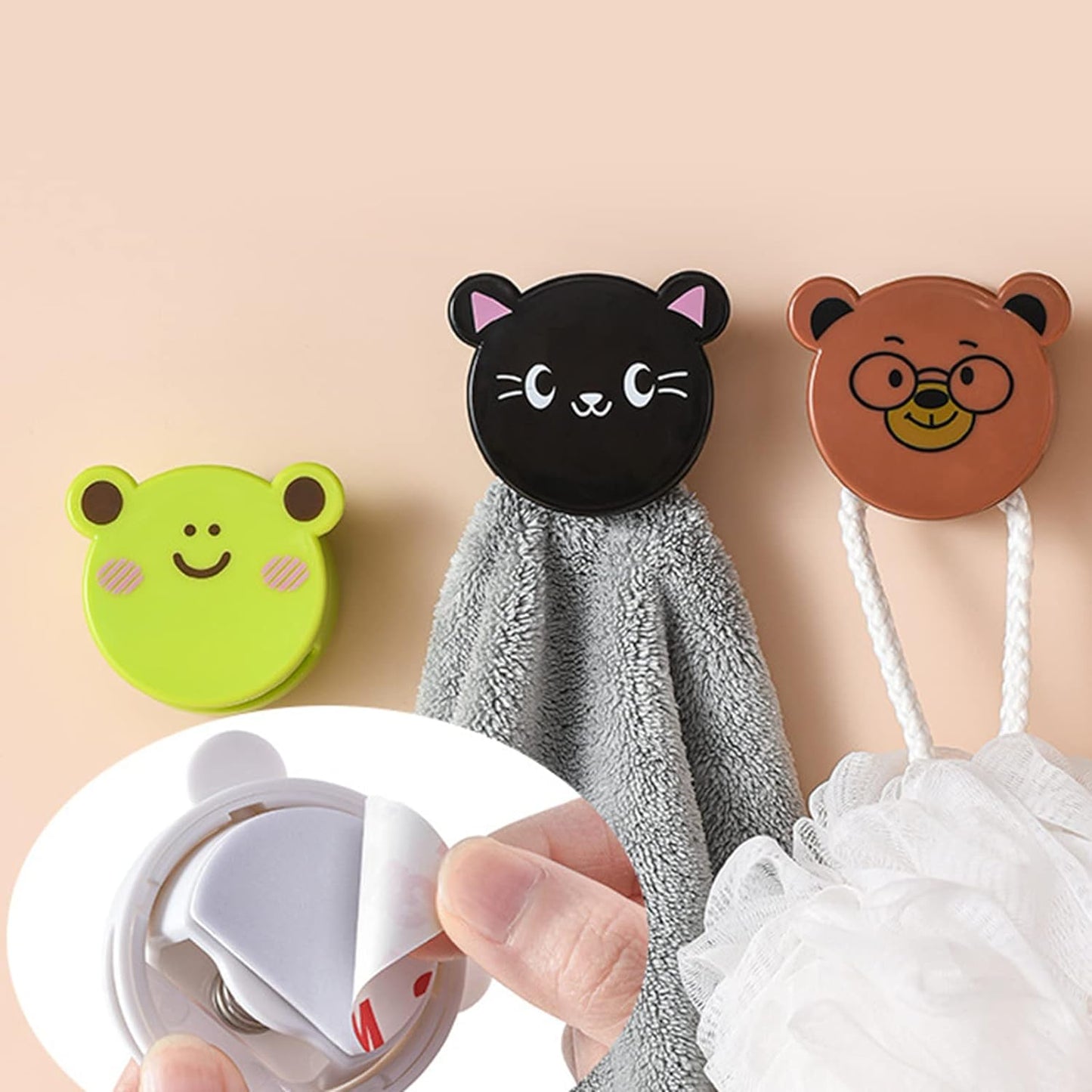 Towel Napkin Storage Cloth Clip Self Adhesive
