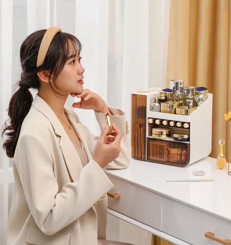 Transparent And Visible Cosmetic Organizer, Makeup Storage Organizer