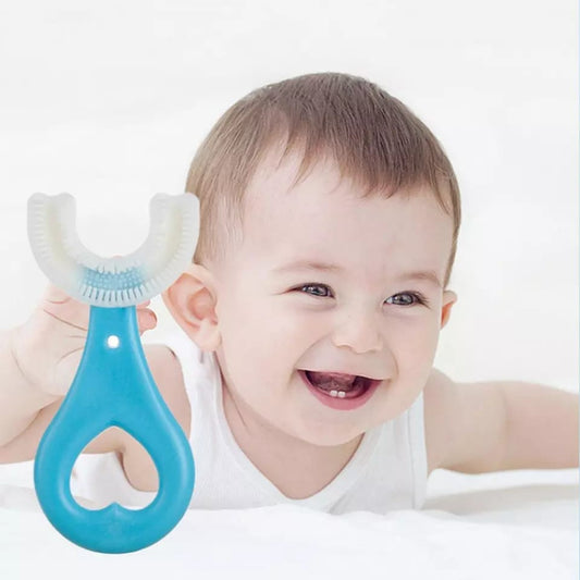 U Shape Silicon Kids Brush