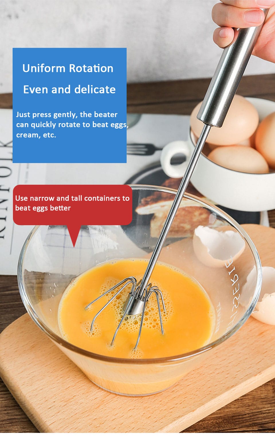Stainless Steel Egg Beater