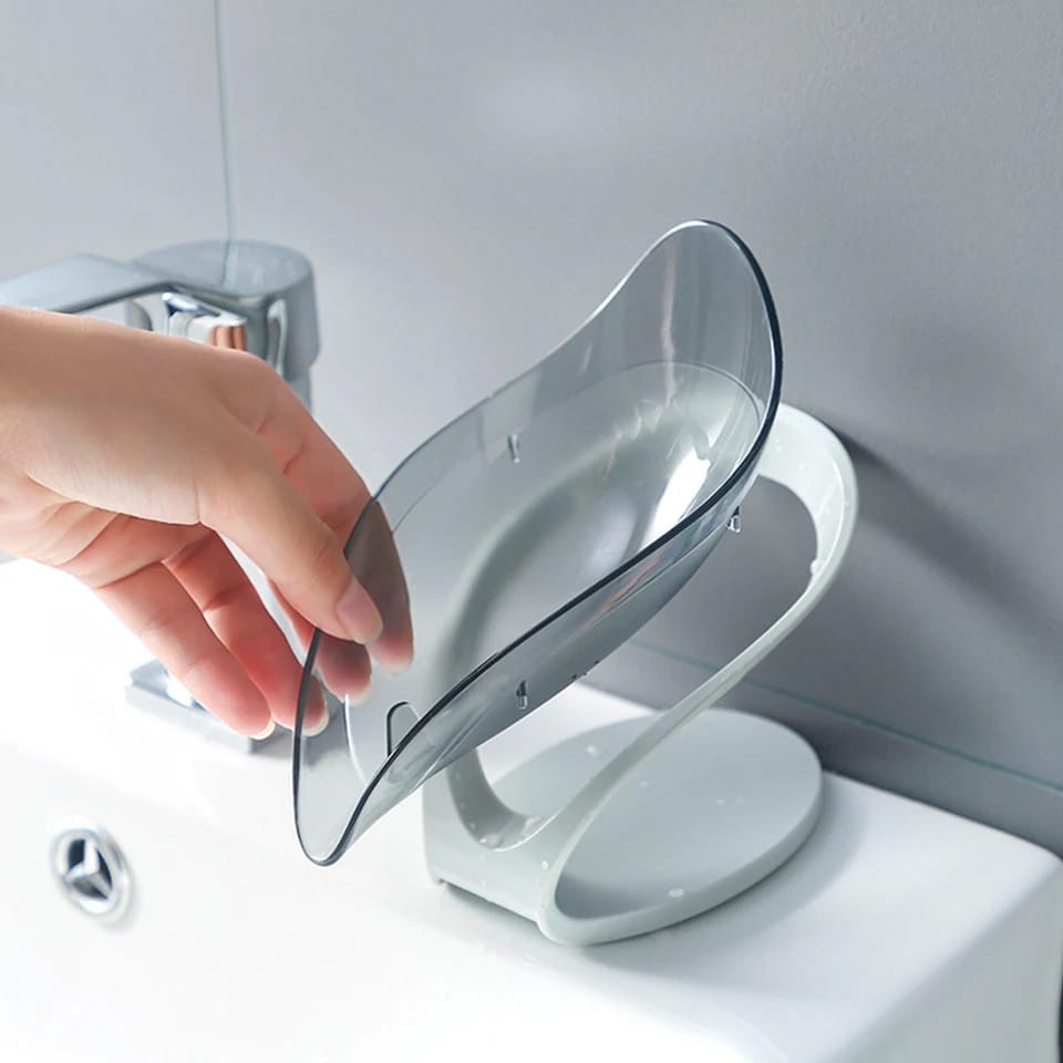 Leaf Shape Drain Soap Dish