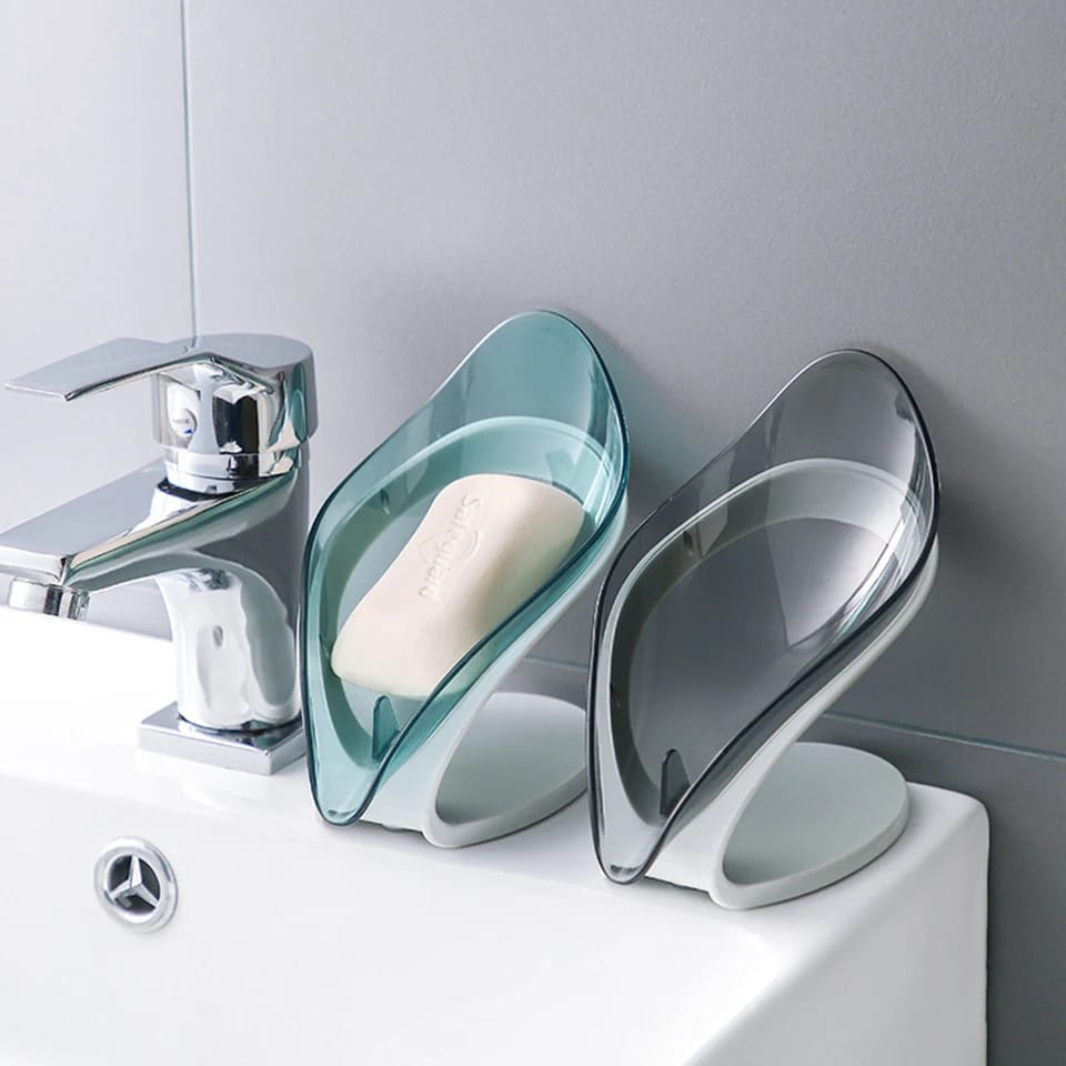 Leaf Shape Drain Soap Dish