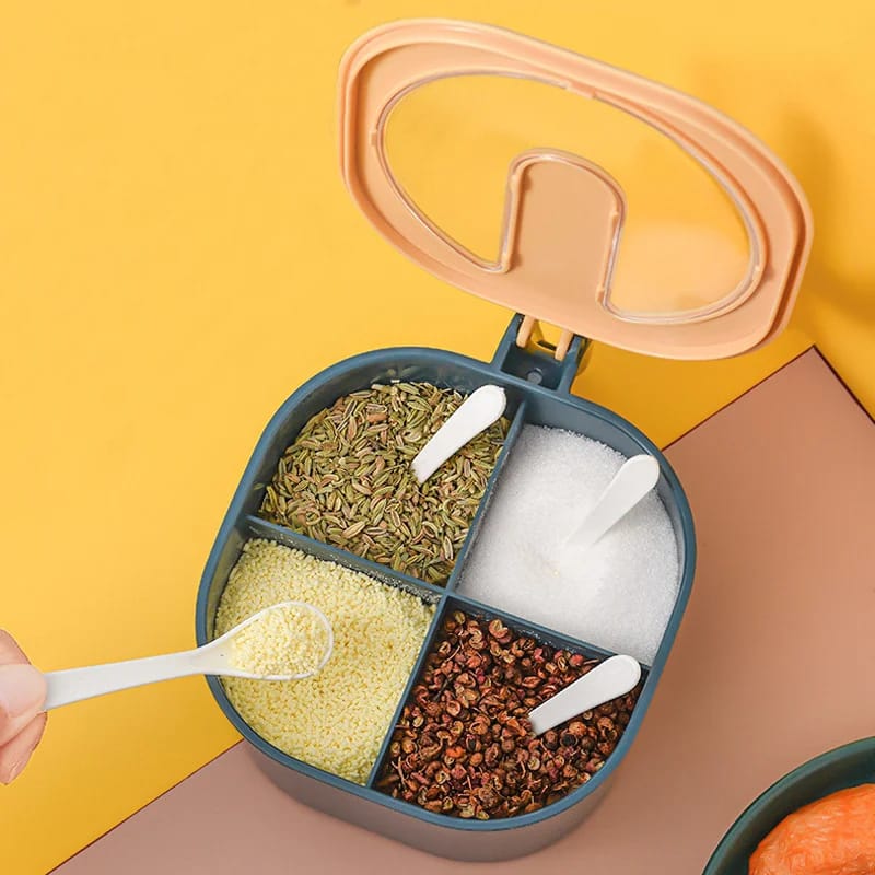 4 In 1 Plastic Seasoning Box